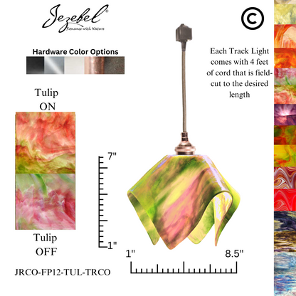 Jezebel Signature® Track Lighting Flame Pendant, Small
