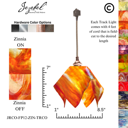 Jezebel Signature® Track Lighting Flame Pendant, Small
