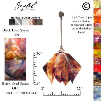 Jezebel Signature® Track Lighting Flame Pendant, Large