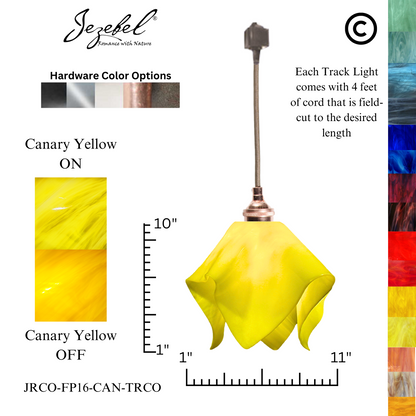 Jezebel Radiance® Track Lighting Flame Pendant, Large