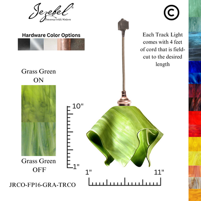 Jezebel Radiance® Track Lighting Flame Pendant, Large