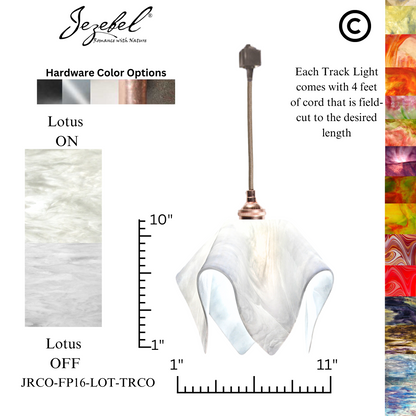 Jezebel Signature® Track Lighting Flame Pendant, Large
