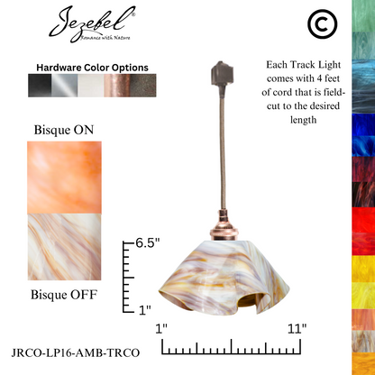 Jezebel Radiance® Track Lighting Lily Pendant, Large