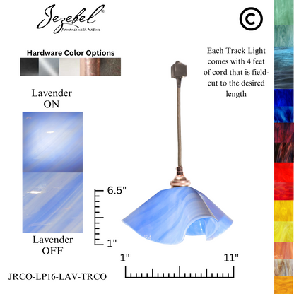 Jezebel Radiance® Track Lighting Lily Pendant, Large