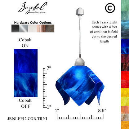 Jezebel Radiance® Track Lighting Flame Pendant, Small