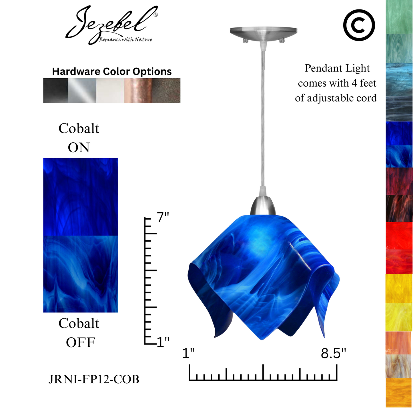 Jezebel Radiance® Flame Pendant, Small