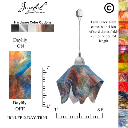 Jezebel Signature® Track Lighting Flame Pendant, Small