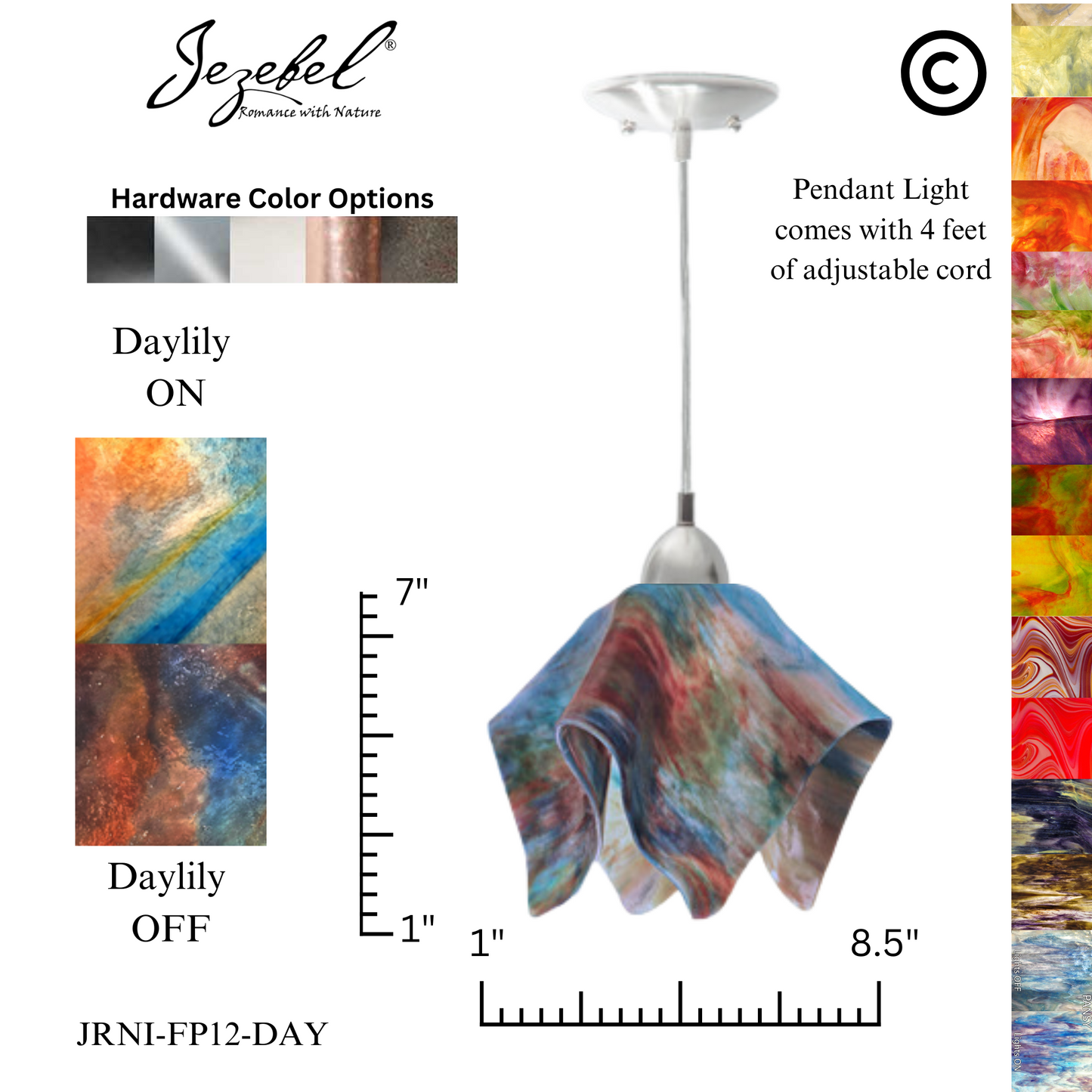 Jezebel Signature® Flame Pendant, Small