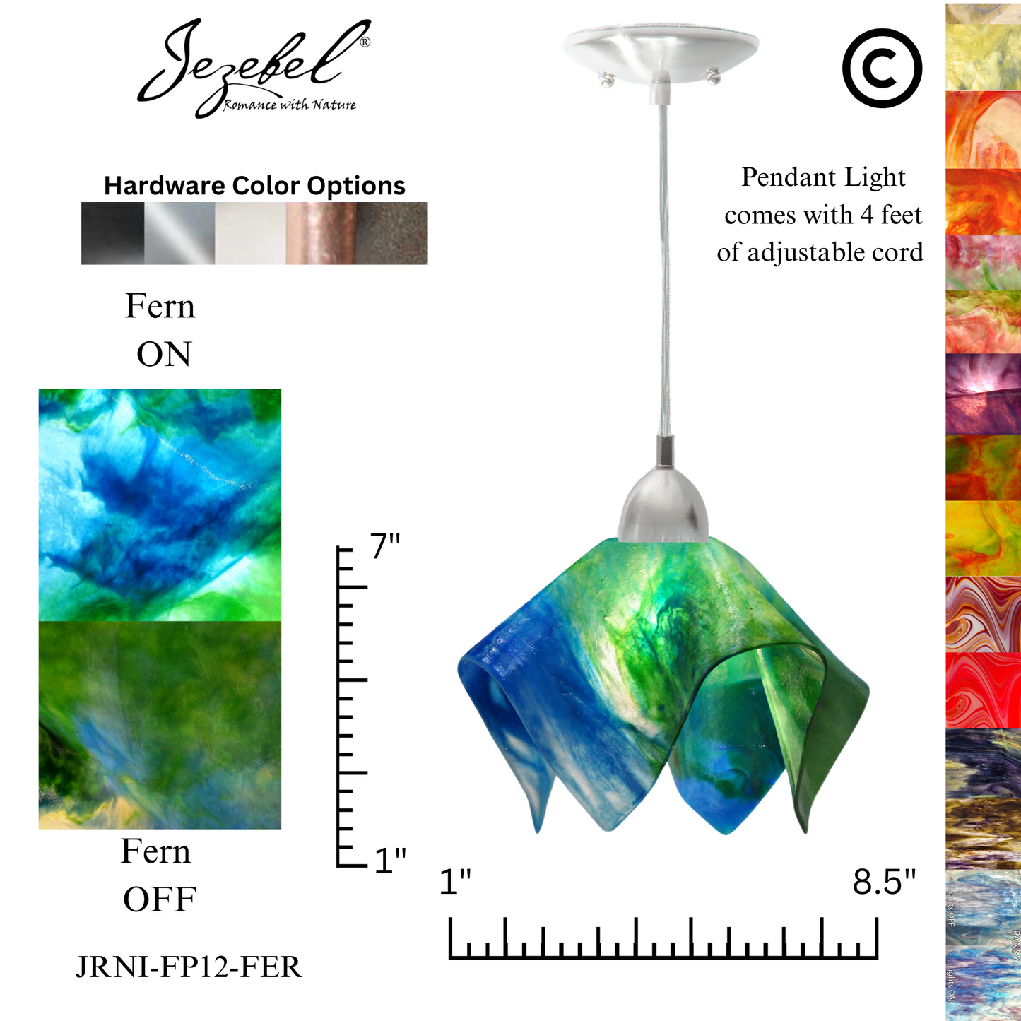 Jezebel Signature® Flame Pendant, Small