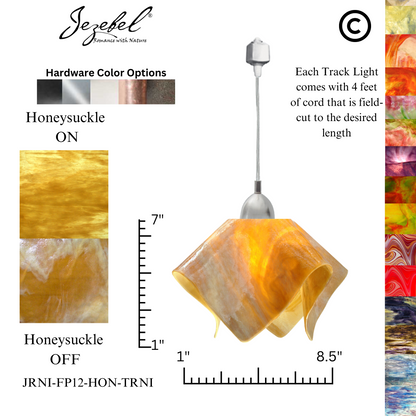 Jezebel Signature® Track Lighting Flame Pendant, Small