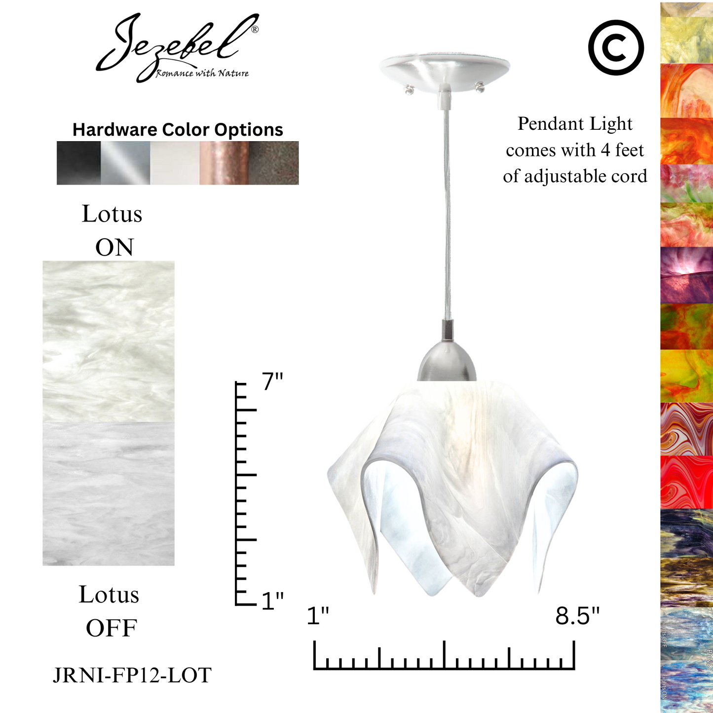 Jezebel Signature® Flame Pendant, Small