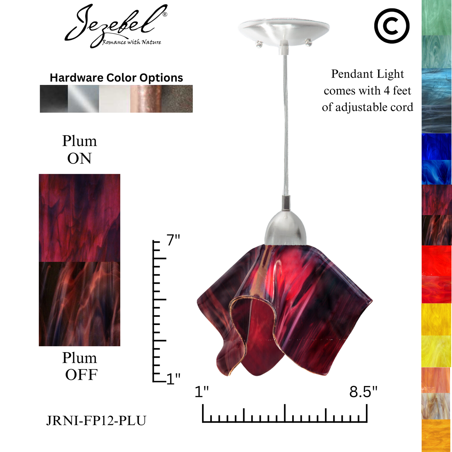 Jezebel Radiance® Flame Pendant, Small