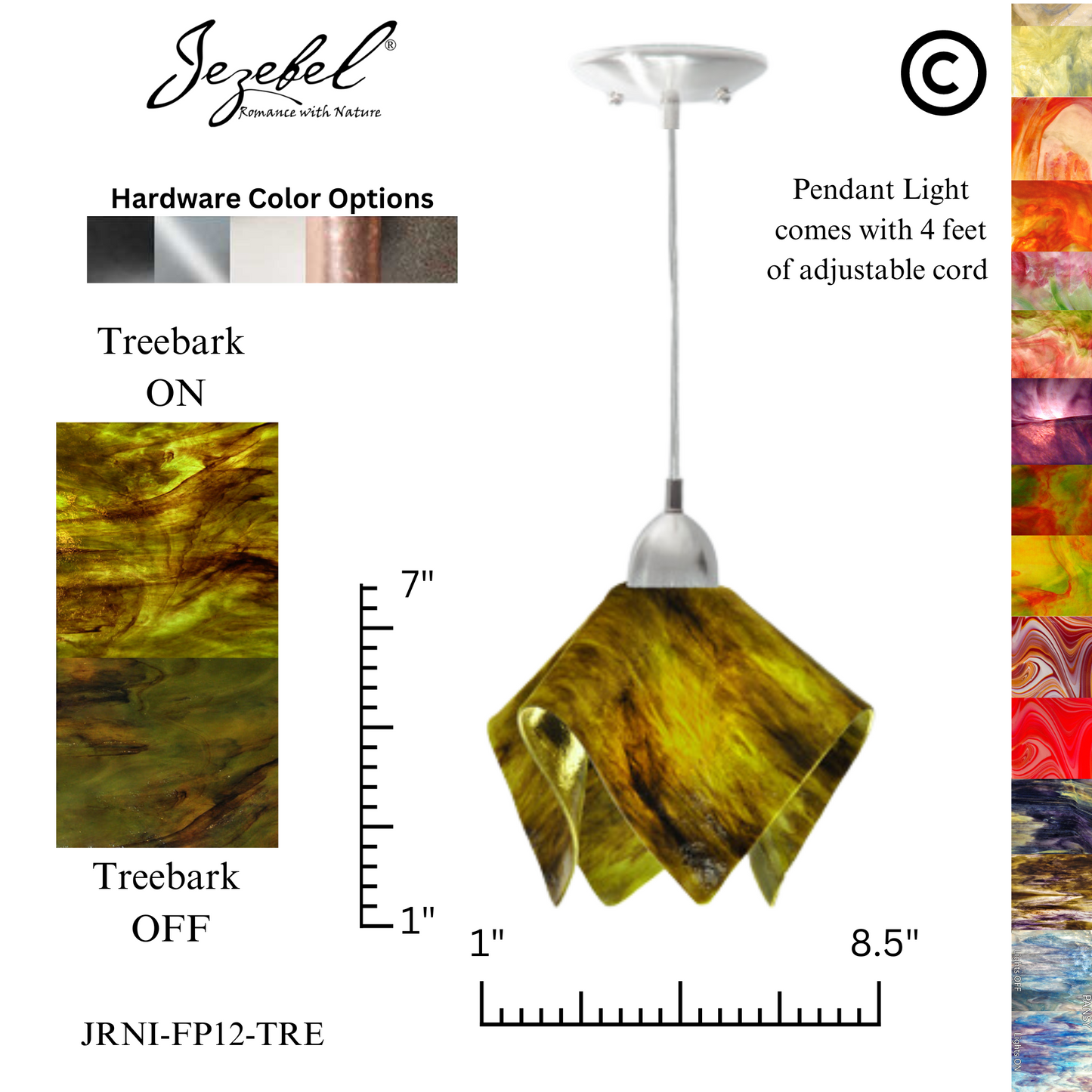 Jezebel Signature® Flame Pendant, Small
