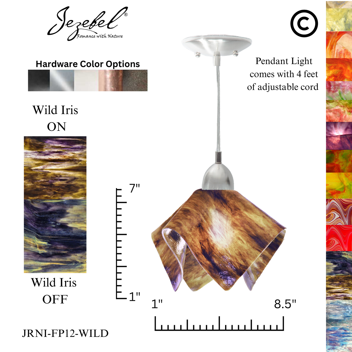 Jezebel Signature® Flame Pendant, Small