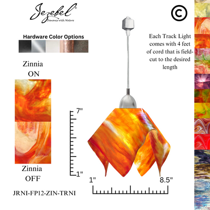 Jezebel Signature® Track Lighting Flame Pendant, Small