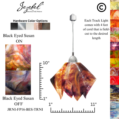 Jezebel Signature® Track Lighting Flame Pendant, Large