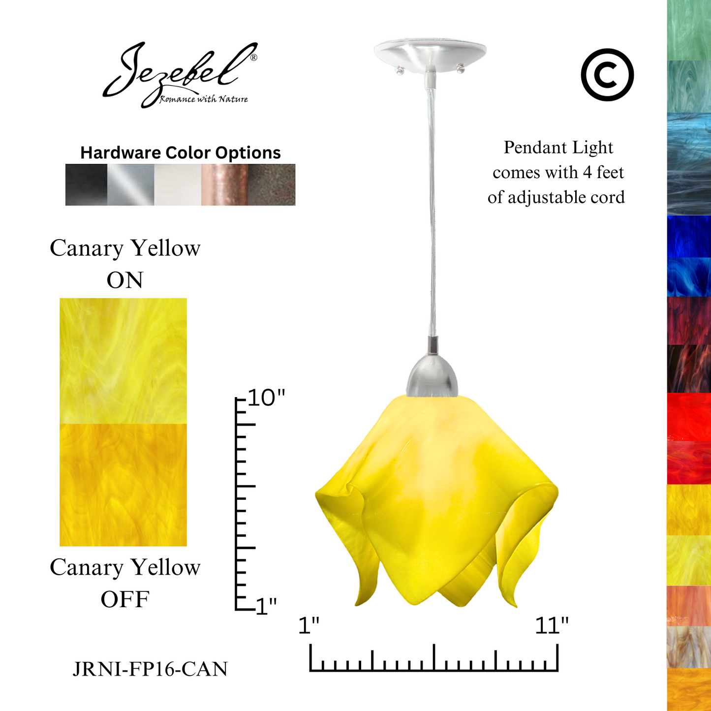 Jezebel Radiance® Flame Pendant, Large