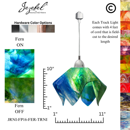 Jezebel Signature® Track Lighting Flame Pendant, Large