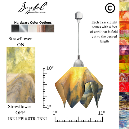 Jezebel Signature® Track Lighting Flame Pendant, Large