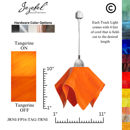Jezebel Radiance® Track Lighting Flame Pendant, Large