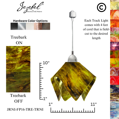 Jezebel Signature® Track Lighting Flame Pendant, Large