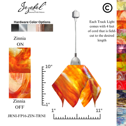 Jezebel Signature® Track Lighting Flame Pendant, Large