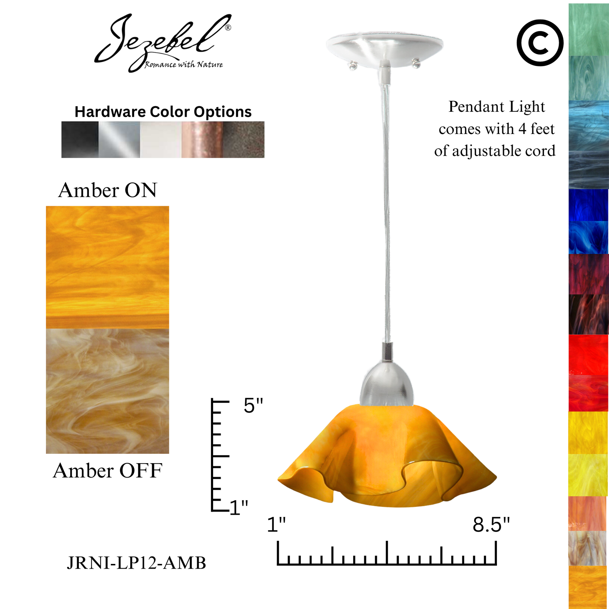 Jezebel Radiance® Lily Pendant, Small