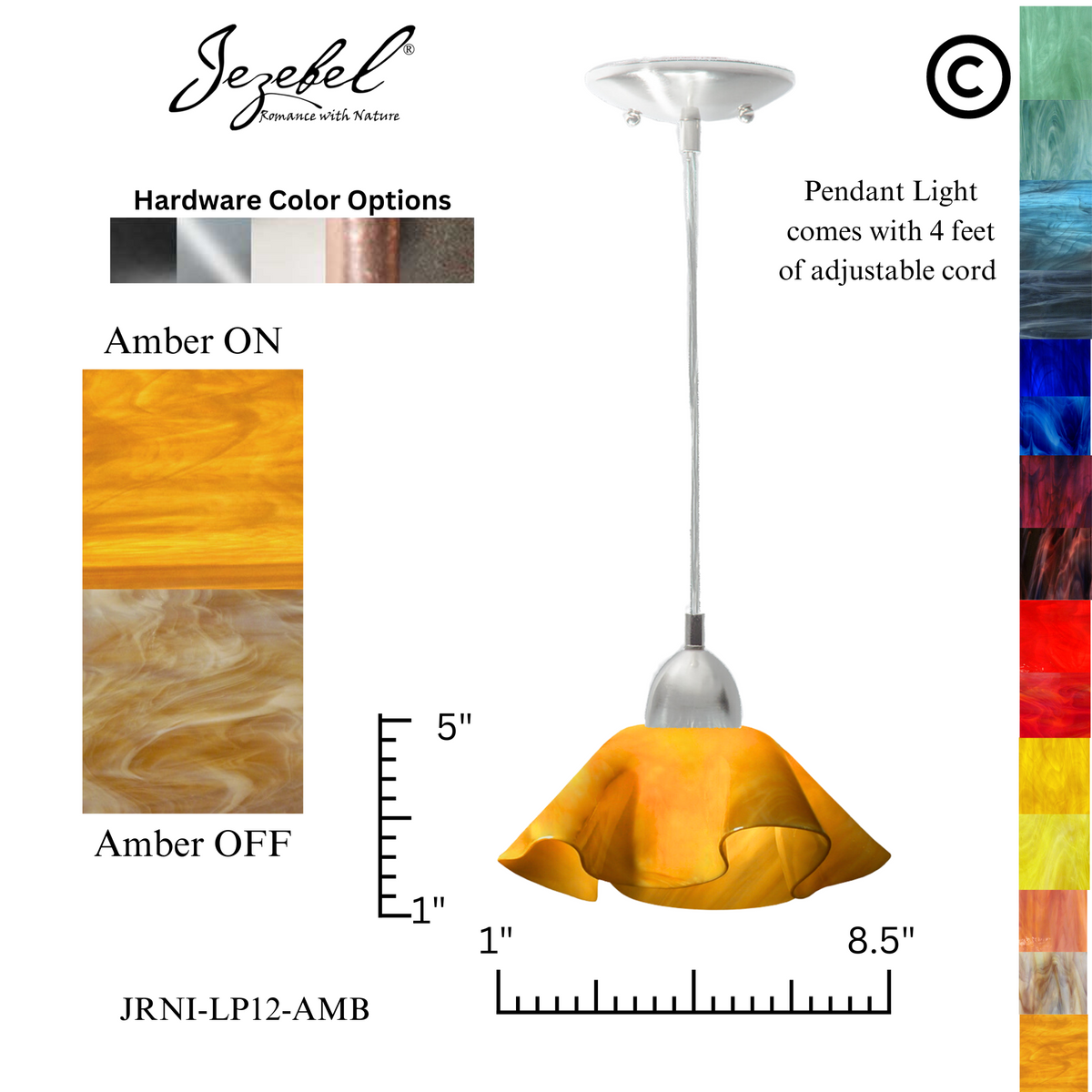 Jezebel Radiance® Lily Pendant, Large