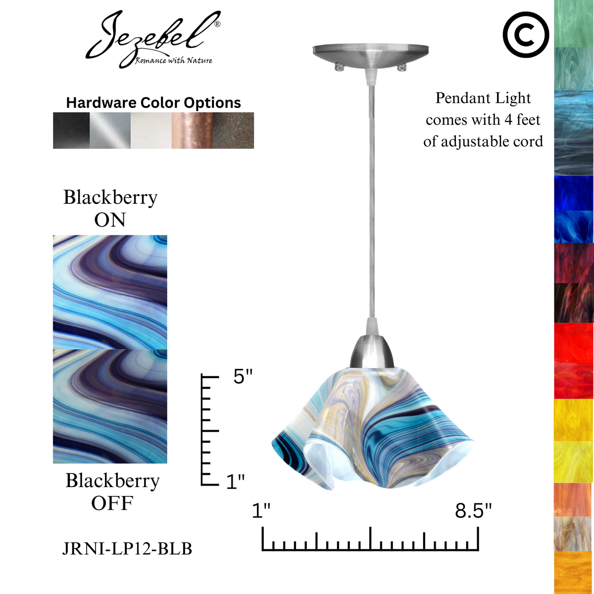 Jezebel Radiance® Lily Pendant, Large