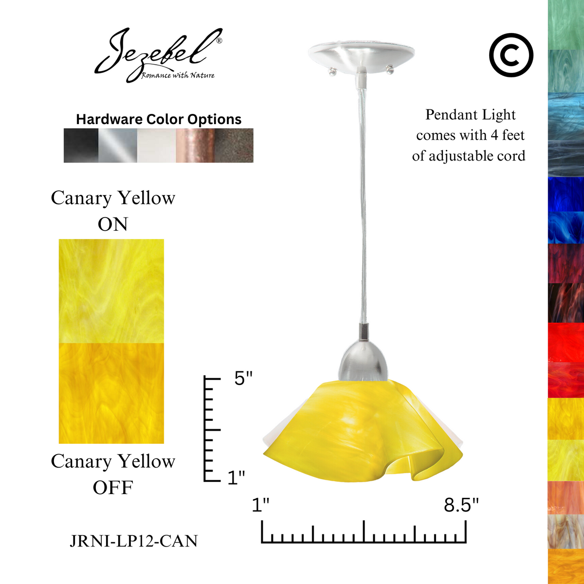Jezebel Radiance® Lily Pendant, Large