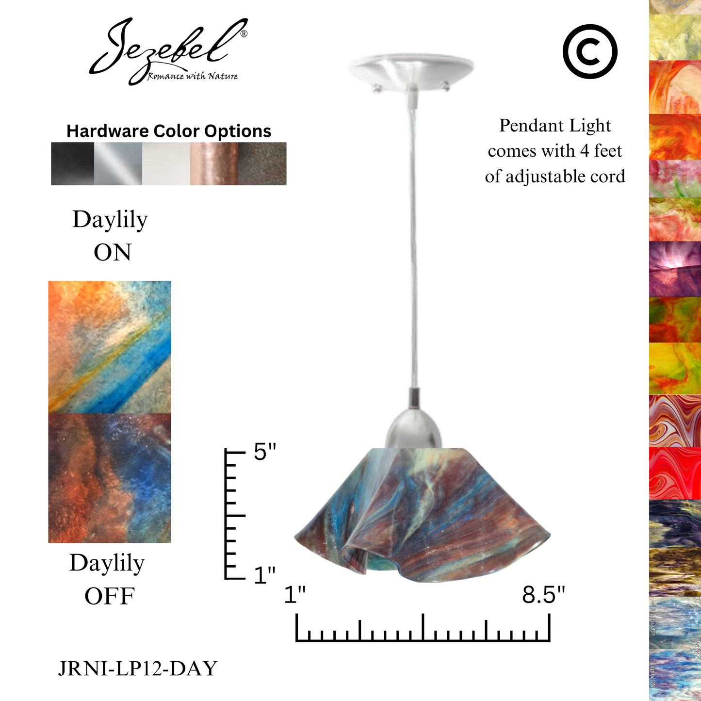 Jezebel Signature® Lily Pendant, Small