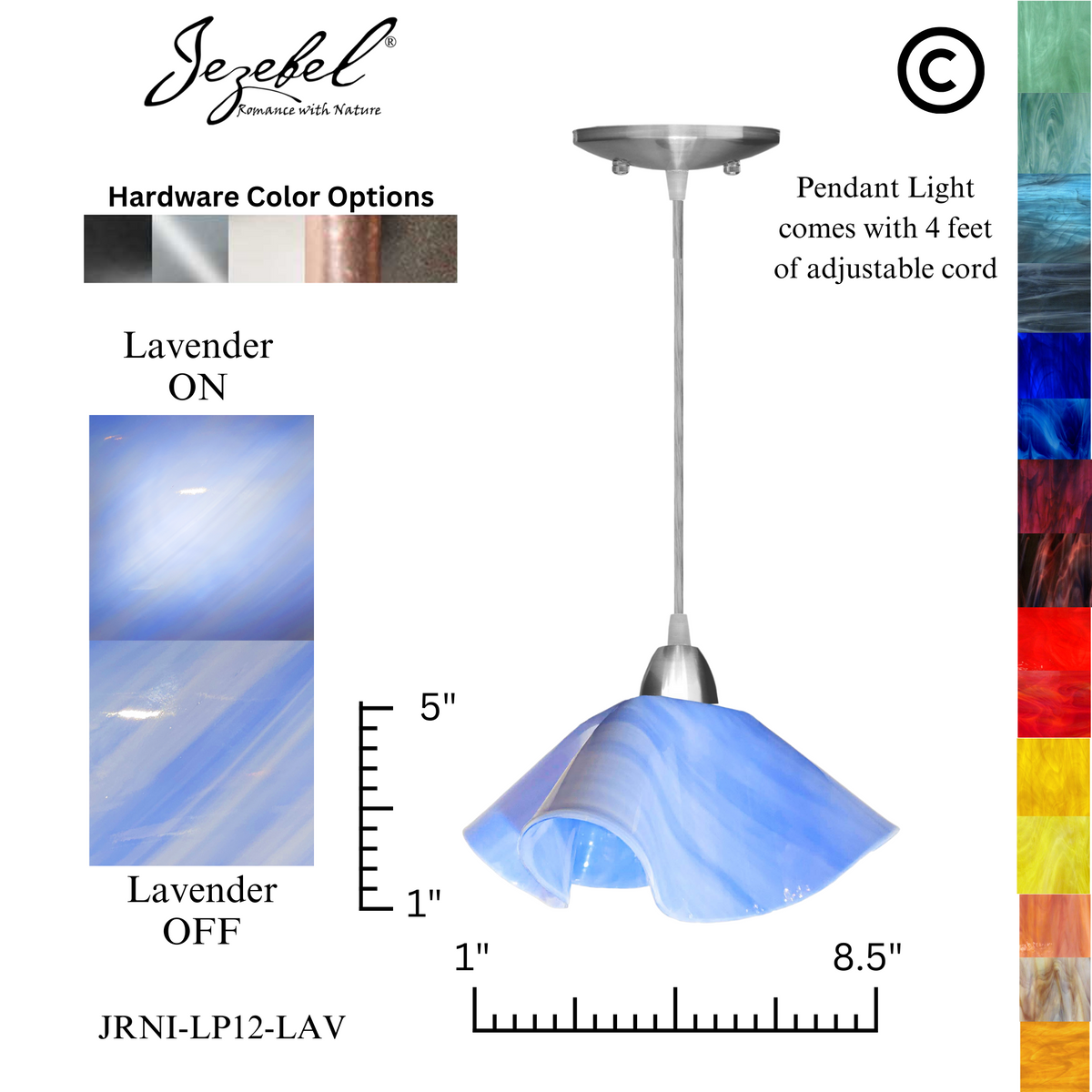 Jezebel Radiance® Lily Pendant, Large