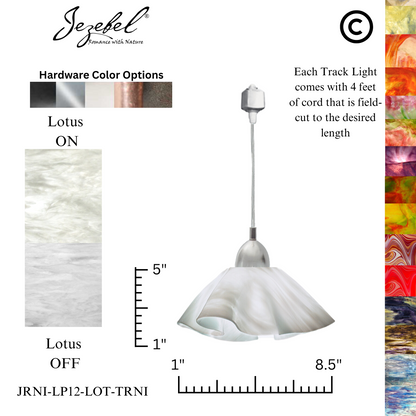 Jezebel Signature® Track Lighting Lily Pendant, Small