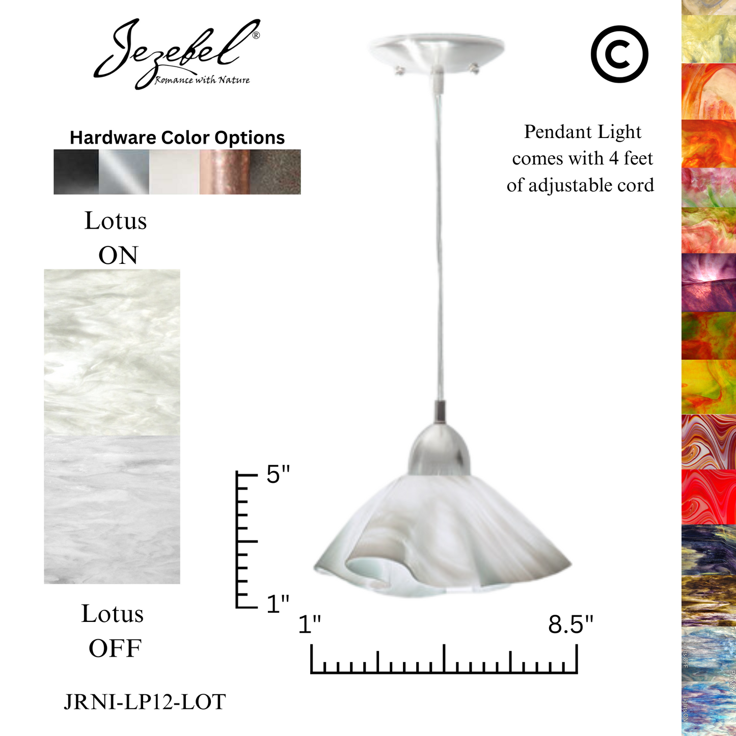 Jezebel Signature® Lily Pendant, Small