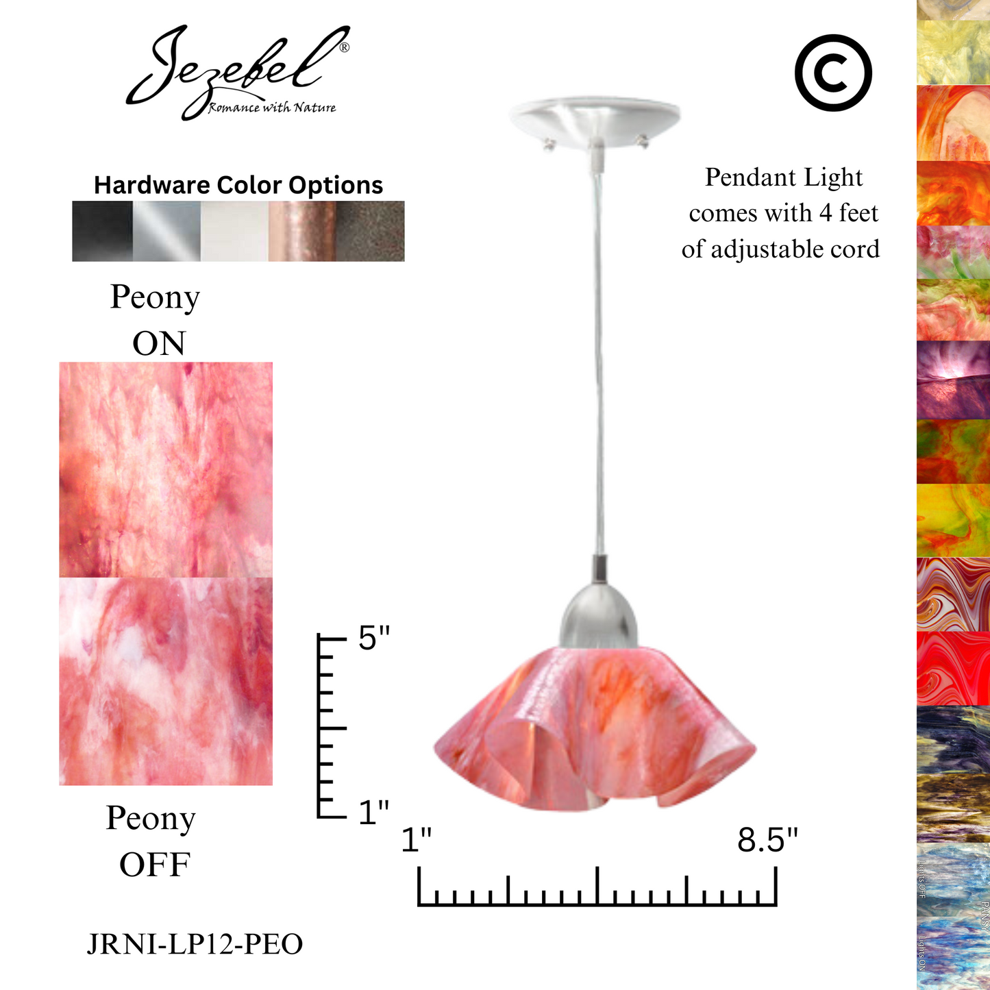 Jezebel Signature® Lily Pendant, Small