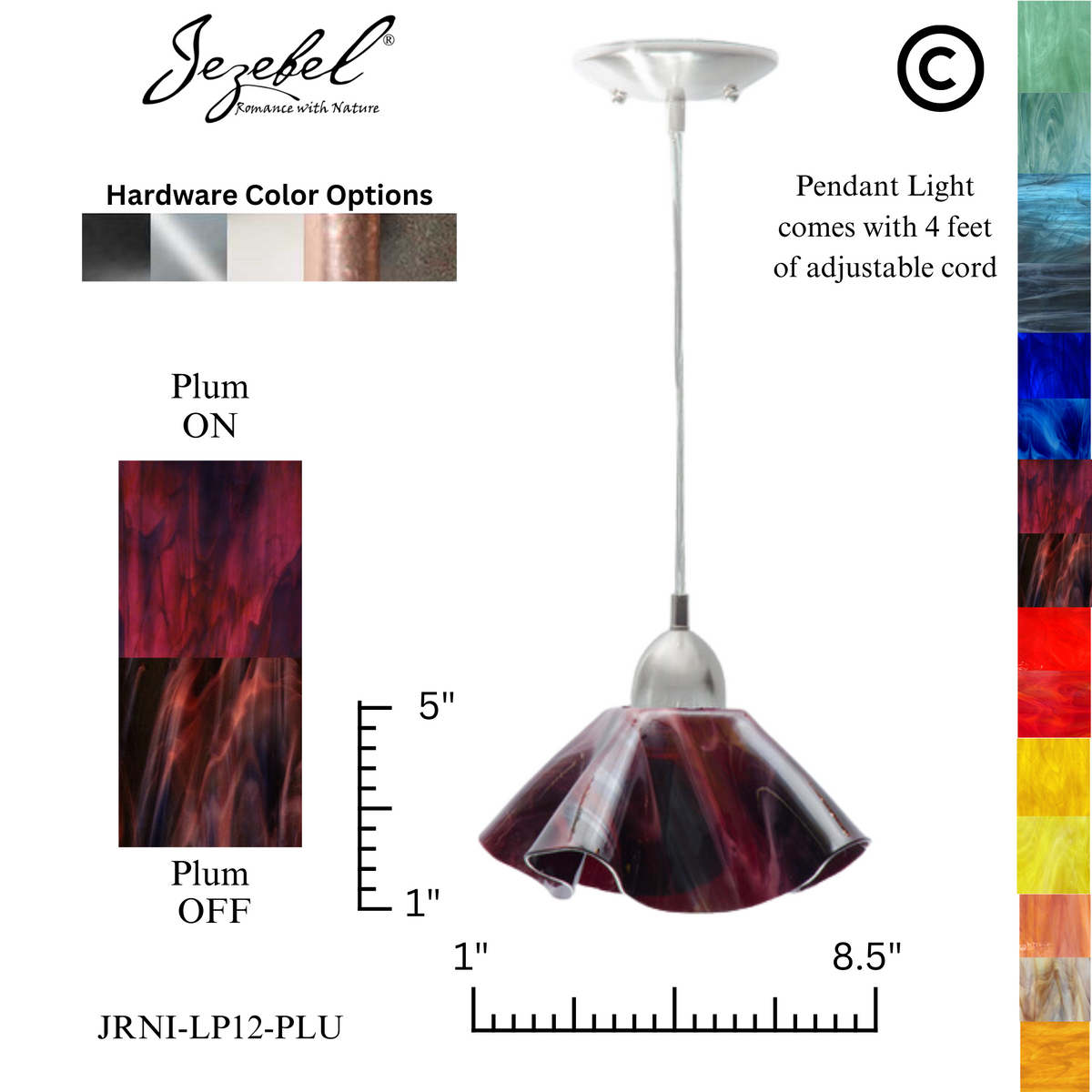 Jezebel Radiance® Lily Pendant, Large