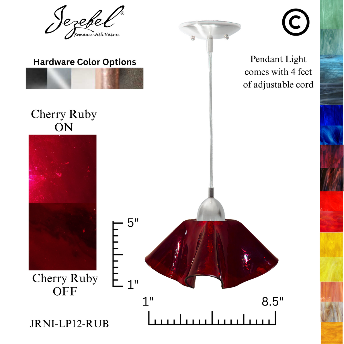 Jezebel Radiance® Lily Pendant, Large