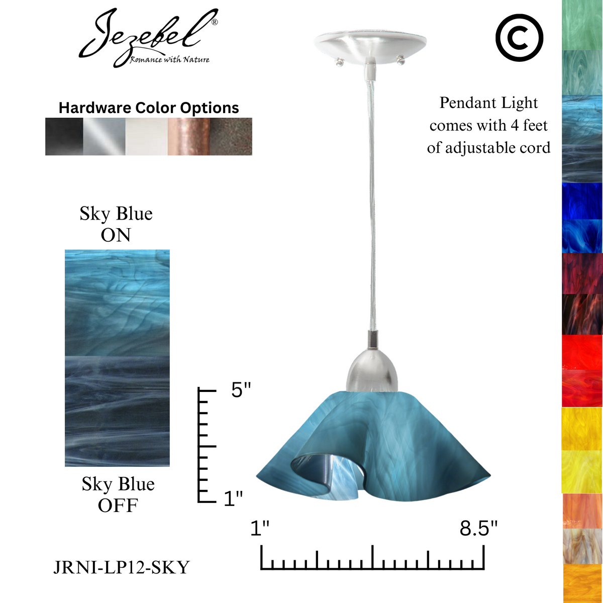 Jezebel Radiance® Lily Pendant, Large