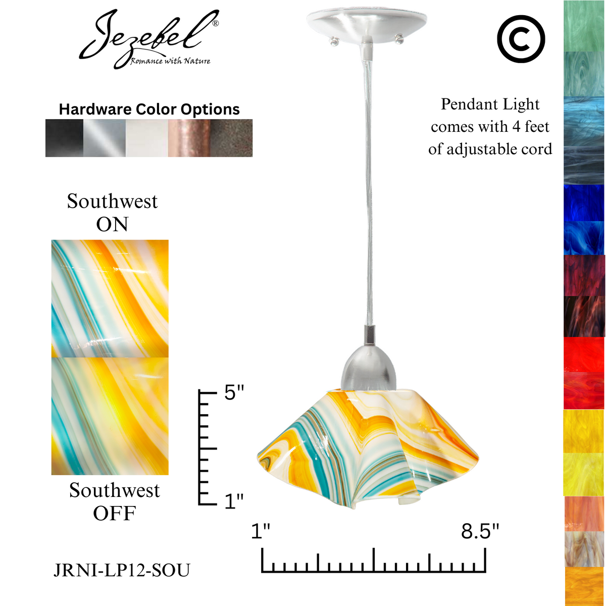 Jezebel Radiance® Lily Pendant, Large
