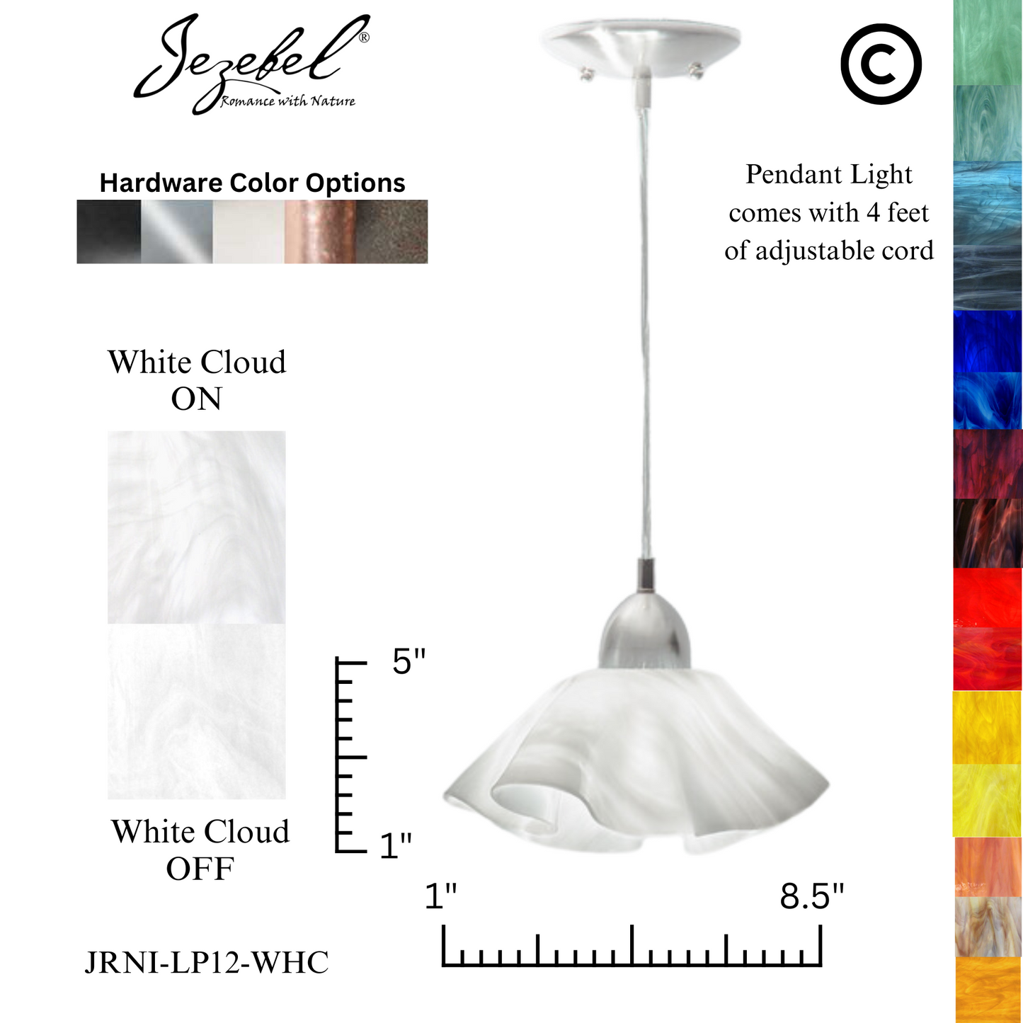Jezebel Radiance® Lily Pendant, Small