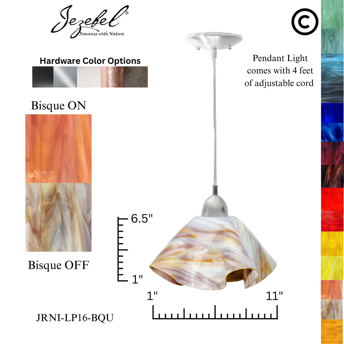 Jezebel Radiance® Lily Pendant, Large
