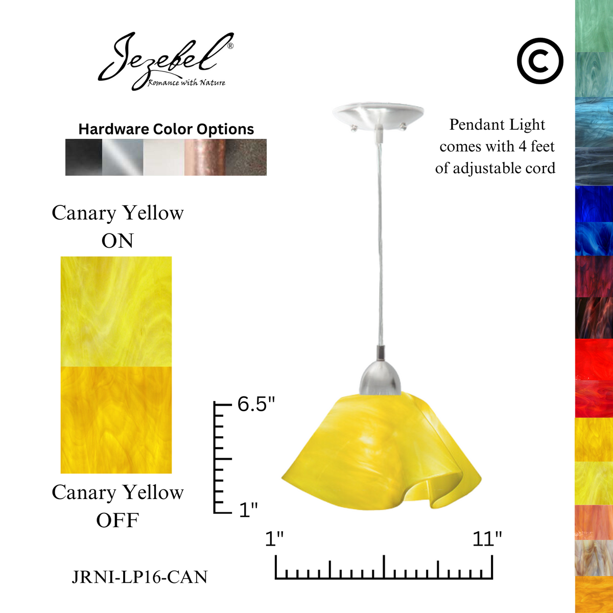 Jezebel Radiance® Lily Pendant, Large