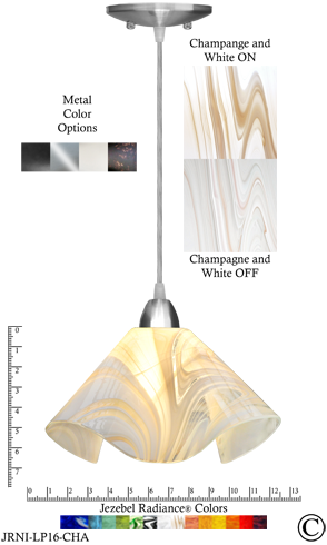 Jezebel Radiance® Lily Pendant, Large