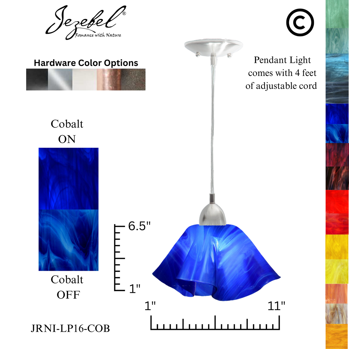 Jezebel Radiance® Lily Pendant, Large