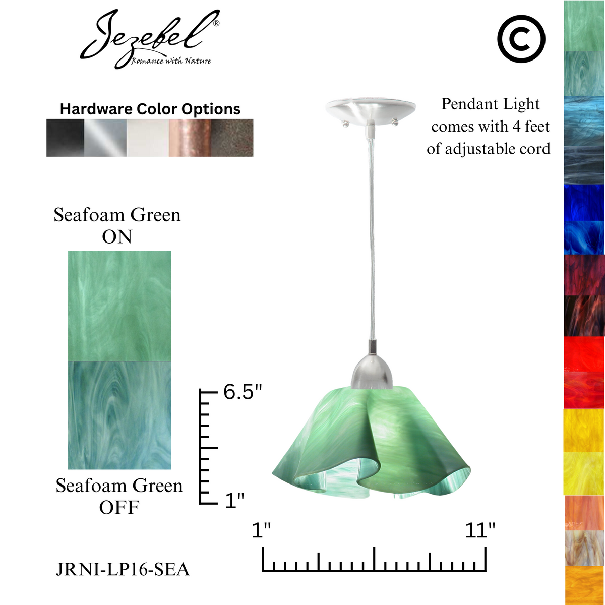 Jezebel Radiance® Lily Pendant, Large