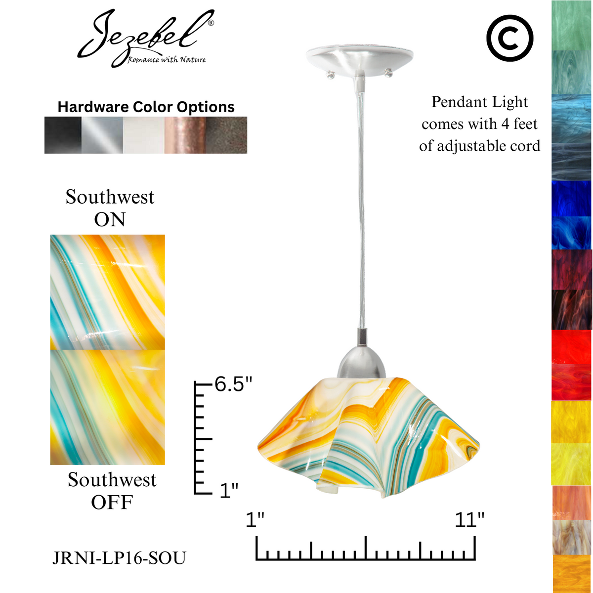Jezebel Radiance® Lily Pendant, Large