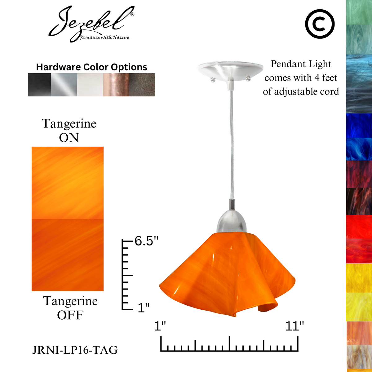 Jezebel Radiance® Lily Pendant, Large