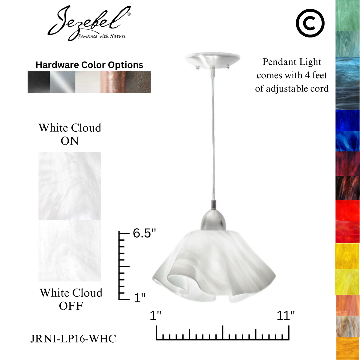 Jezebel Radiance® Lily Pendant, Large