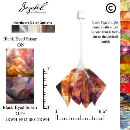 Jezebel Signature® Track Lighting Flame Pendant, Small