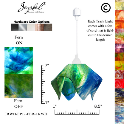 Jezebel Signature® Track Lighting Flame Pendant, Small